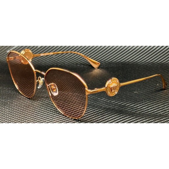 Versace Rose Gold 58mm Womens Sunglasess